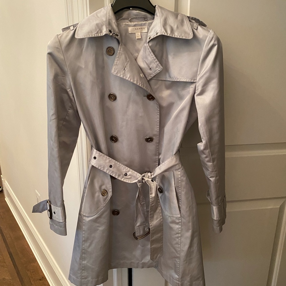 Silver Belted Jacket - image 1